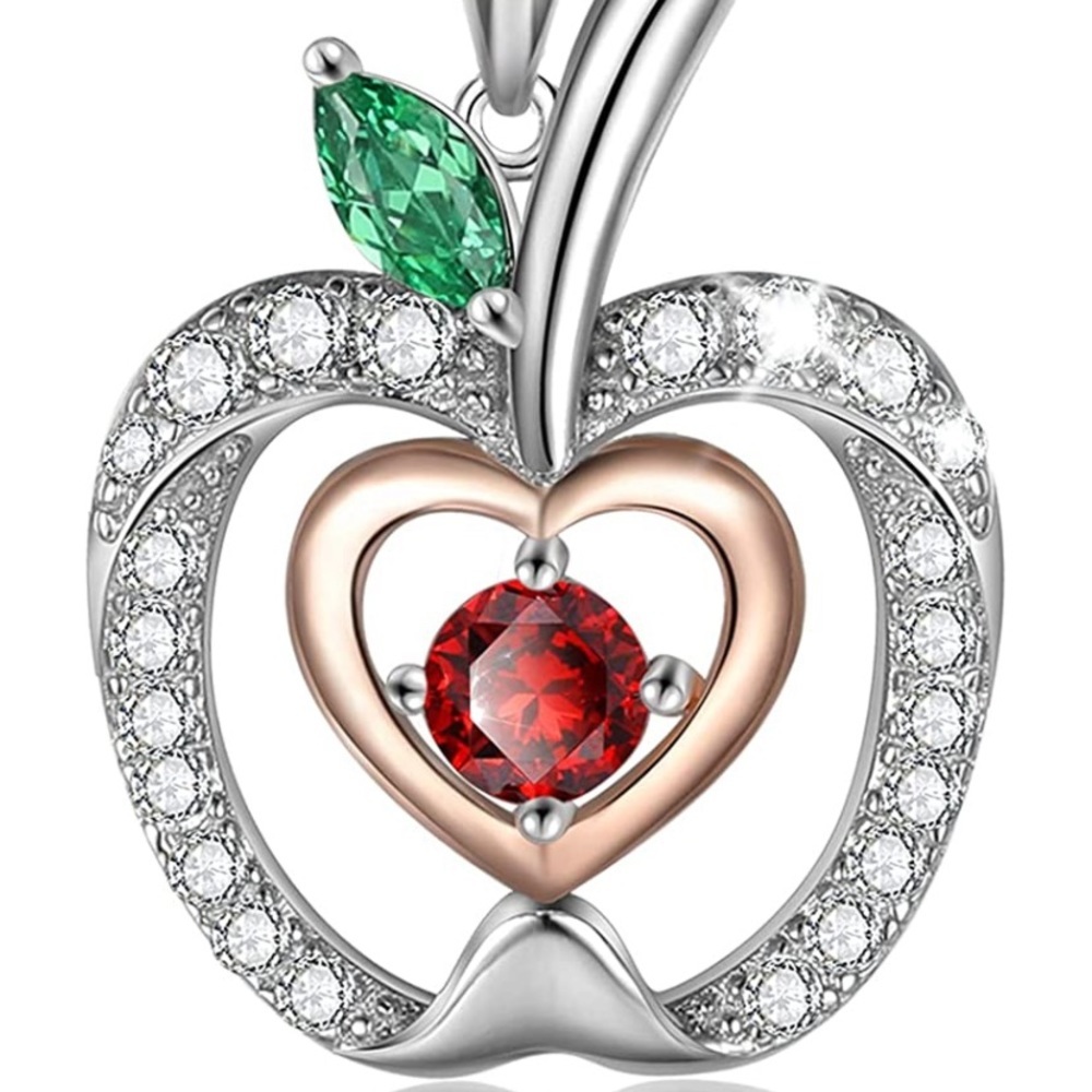 Snow White Apple Necklace